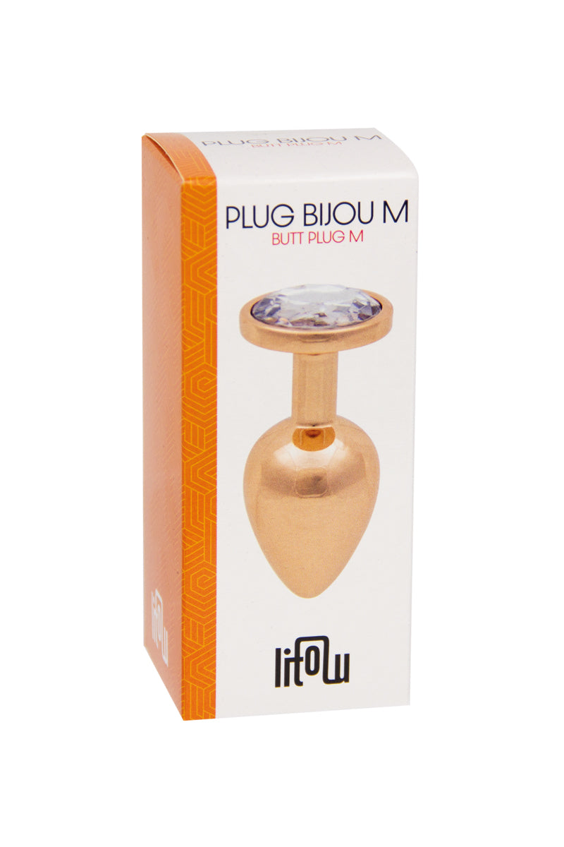 Plug bijou rose gold S - Litolu