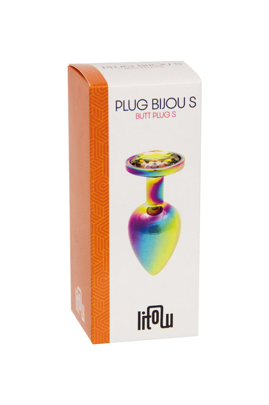 Plug bijou arc-en-ciel M - Litolu