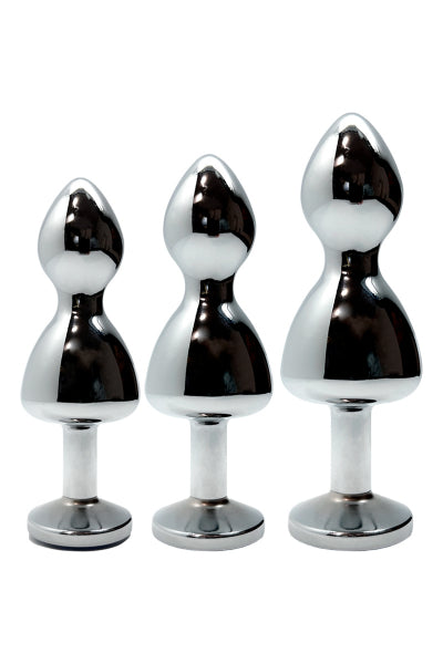 Plug anal bijou Lollypop transparent M – Wooomy