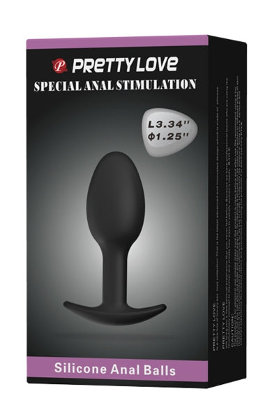 Plug anal 8,4 cm avec bille intégrée – Pretty Love