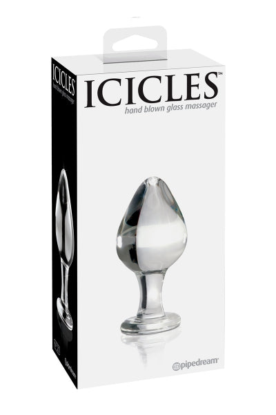 Plug anal en verre Icicles n°25 – 9 cm