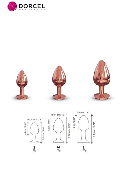 Plug anal bijou Diamond L – Dorcel