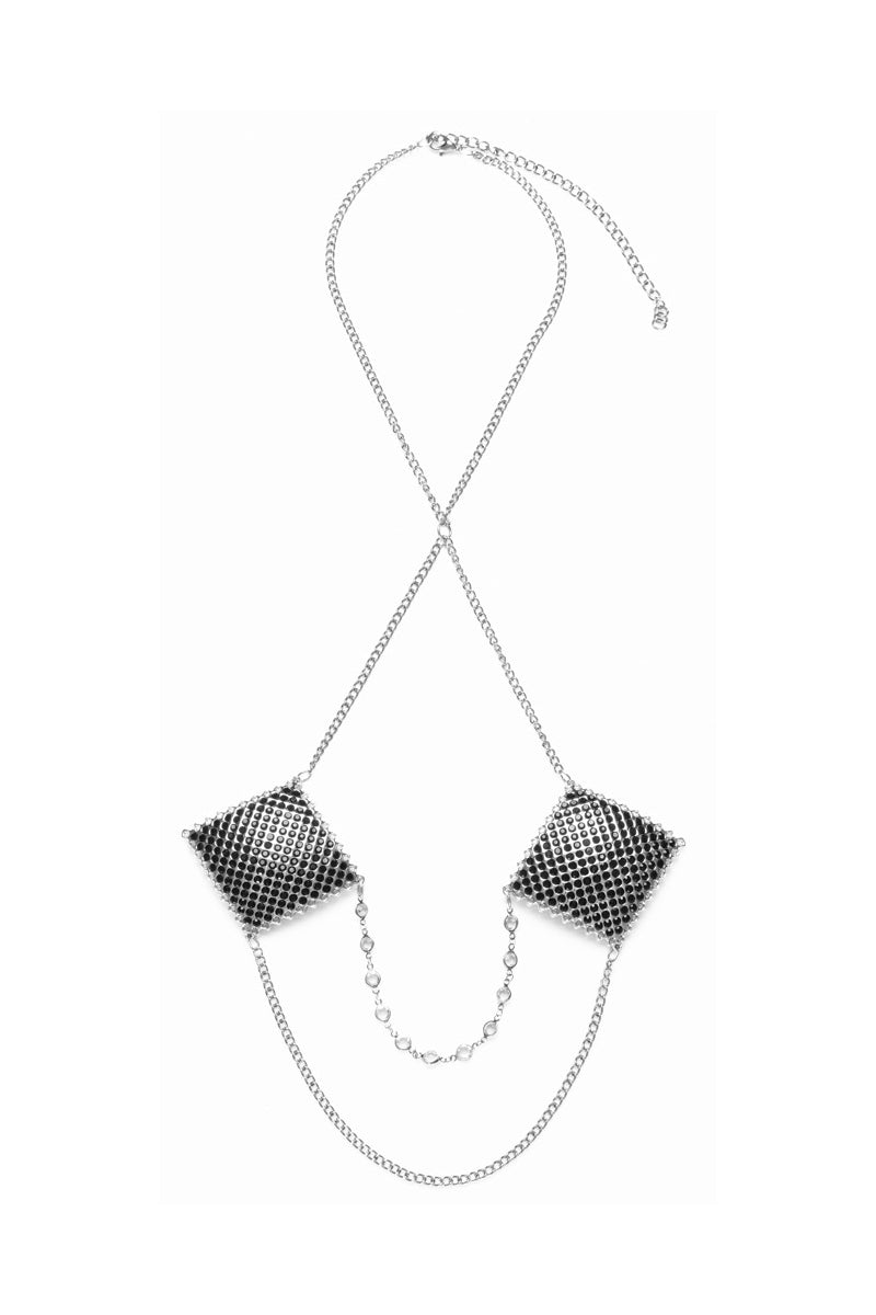 Cache tétons avec Chainette de Cou