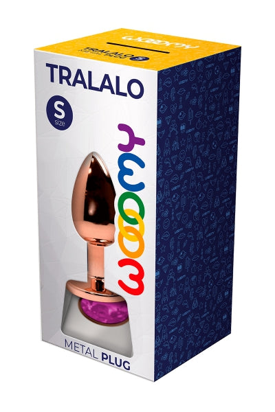 Plug anal bijou Tralalo rose S – Wooomy