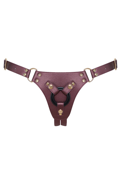 Harnais gode ceinture Generous aubergine