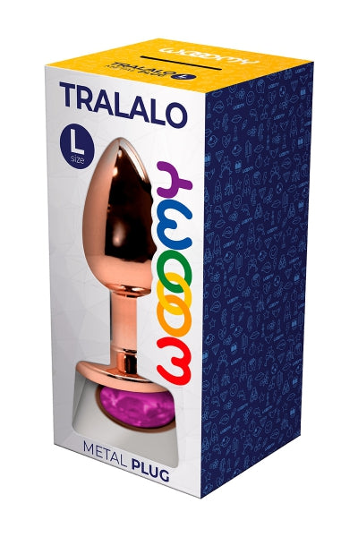 Plug anal bijou Tralalo rose L – Wooomy