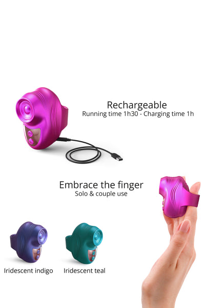 Stimulateur clitoridien Kisscool fuchsia Love to Love