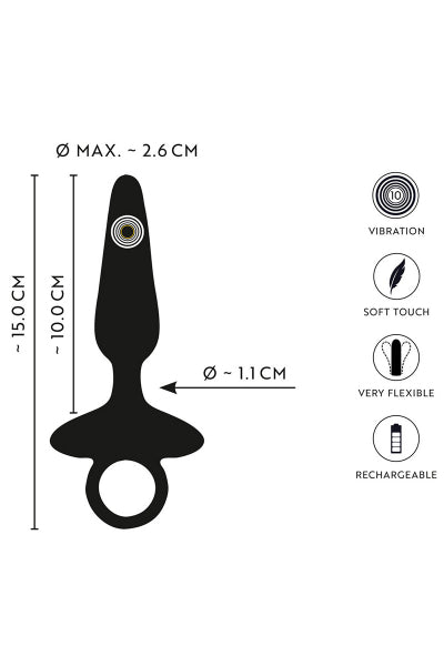 Plug anal vibrant flexible lisse – Anos