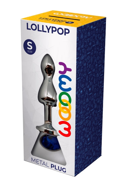 Plug anal bijou Lollypop bleu S – Wooomy
