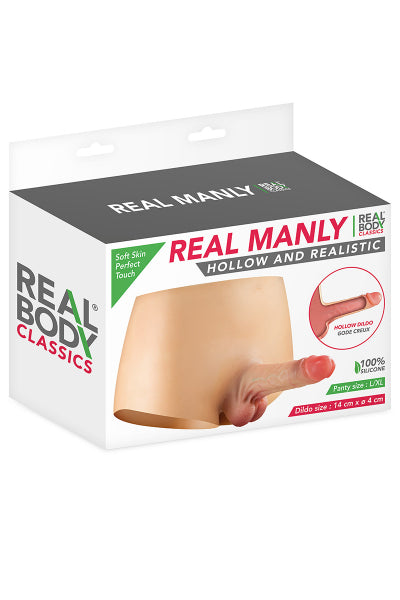 Gode ceinture culotte creux Real Body L/XL