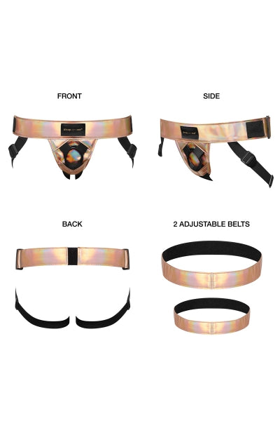 Harnais gode ceinture Curious rose gold Strap-On-Me