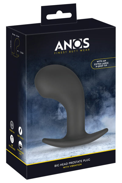 Plug anal prostatique vibrant Big Head – Anos