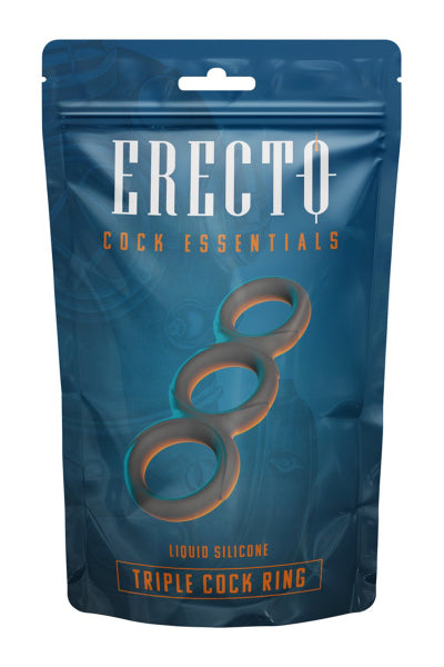 Triple Cock Ring liquid silicone