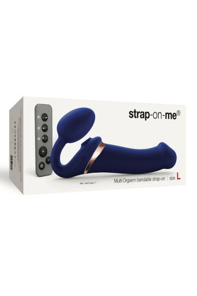 Gode ceinture Multi Orgasm bleu nuit L Strap-On-Me