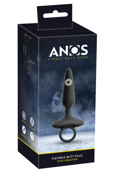 Plug anal vibrant flexible lisse – Anos