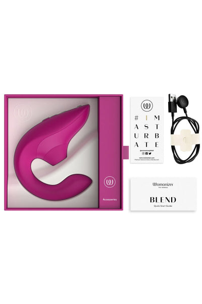 Double Stimulateur Clitoridien Womanizer Blend Fuchsia