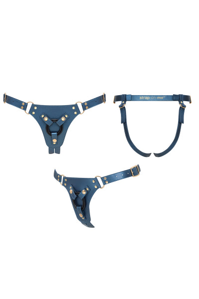 Harnais gode ceinture Generous bleu