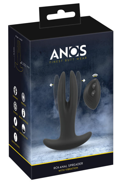 Plug anal écarteur vibrant télécommandé – Anos