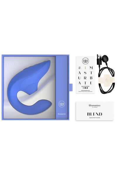 Double stimulateur Clitoridien Womanizer Blend bleu