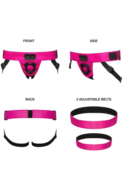 Harnais gode ceinture Curious fuchsia Strap-On-Me