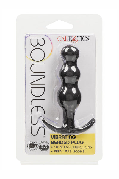 Plug anal vibrant à perles – Calexotics