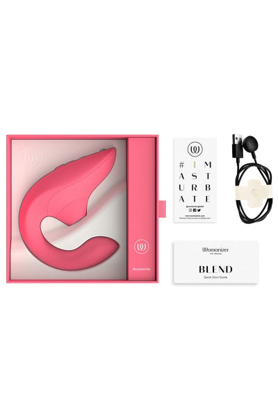 Double Stimulateur Clitoridien Womanizer Blend Rose éclatant