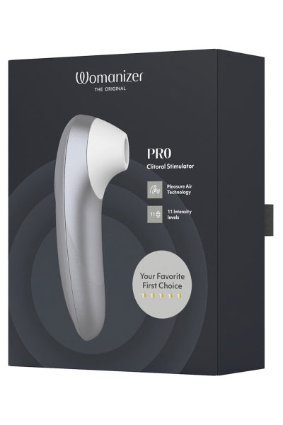Stimulateur clitoridien Womanizer Pro Argent
