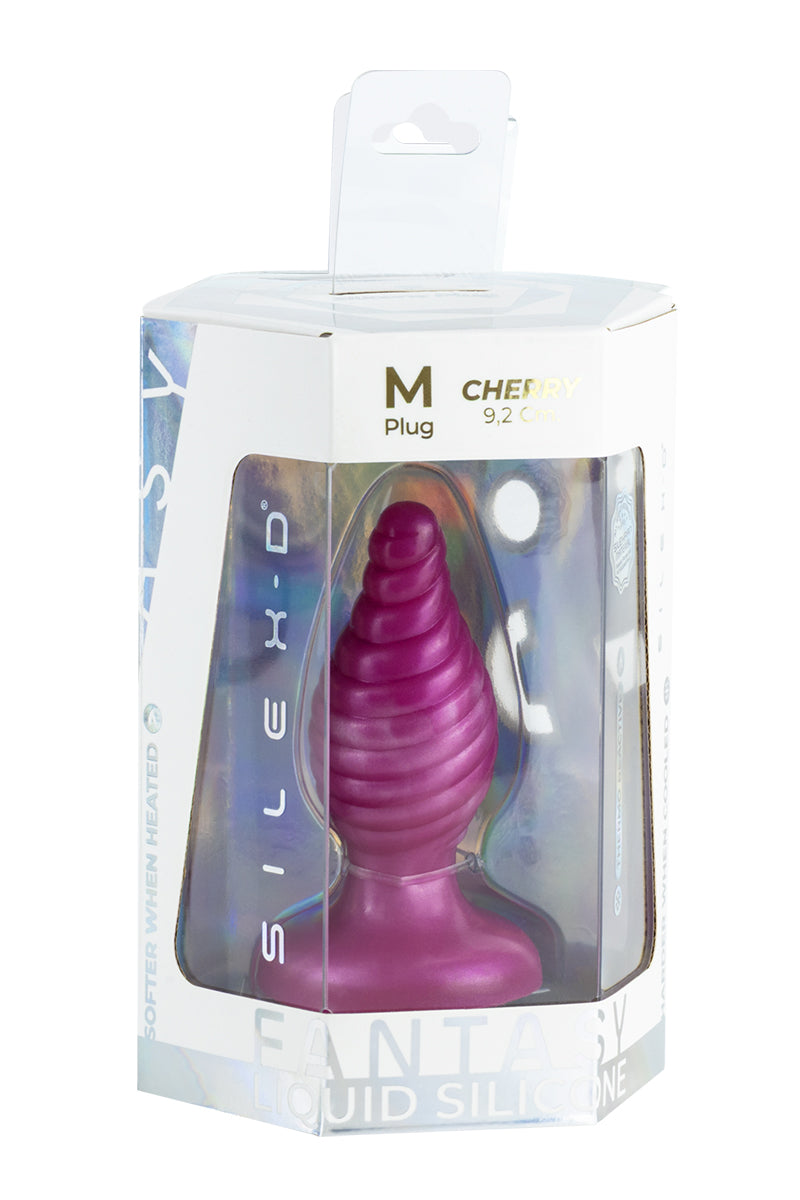Plug Anal Silicone Cherry