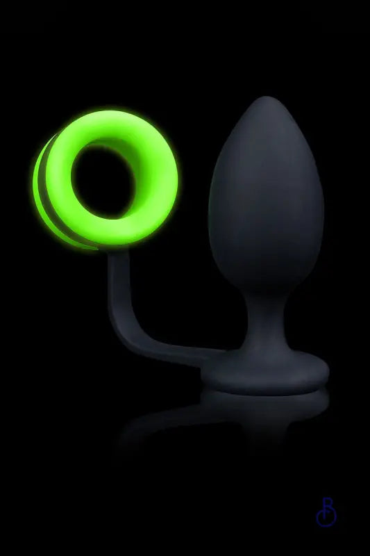 Plug Anal avec Cockring Phosphorescent - Boudoir Nimois