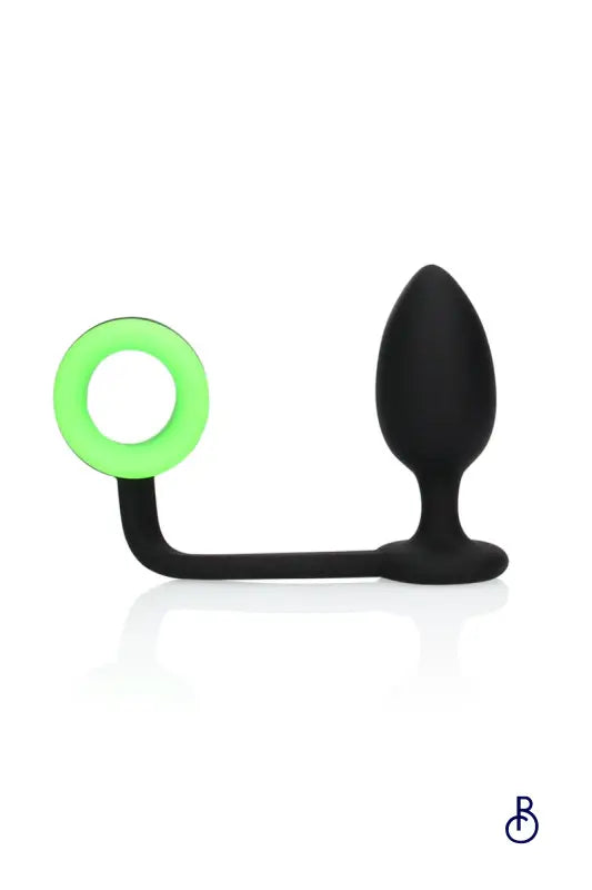 Plug Anal avec Cockring Phosphorescent - Boudoir Nimois