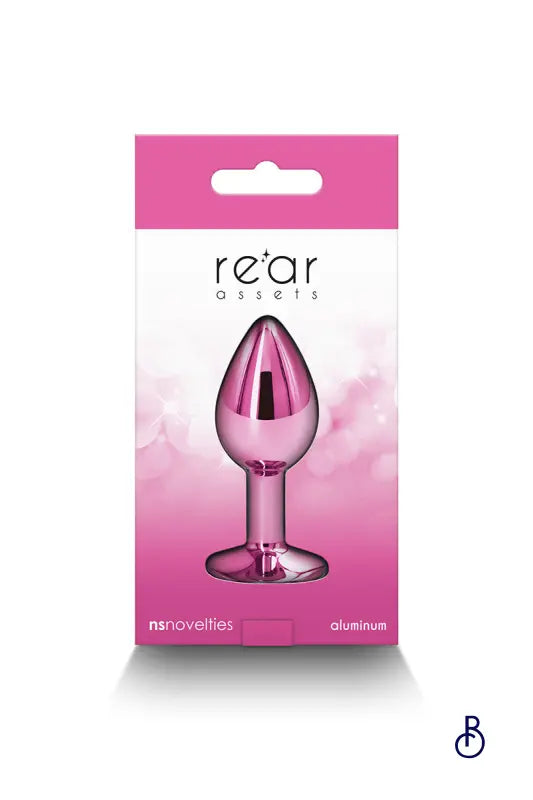 Plug Anal Chromé Rose - Boudoir Nimois