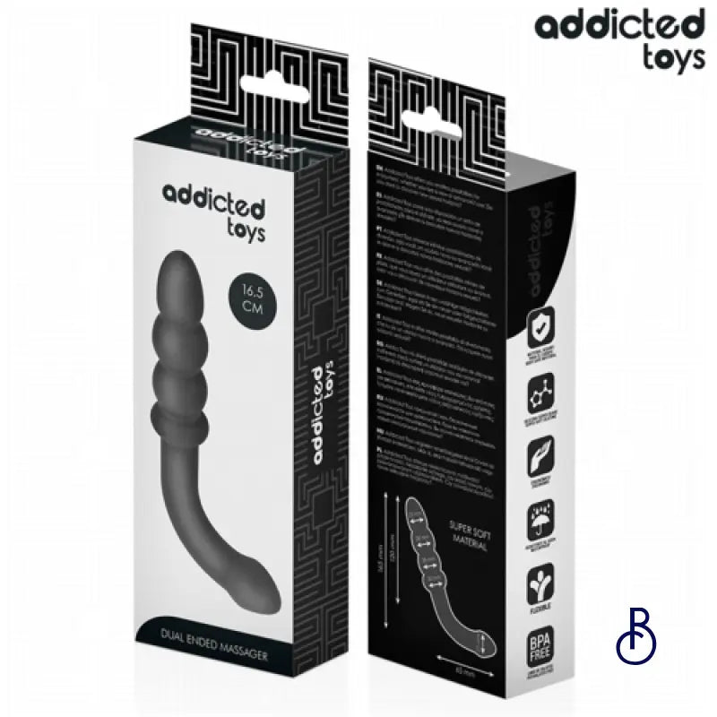 Plug Anal Double Masseur 16.5cm - Boudoir Nimois