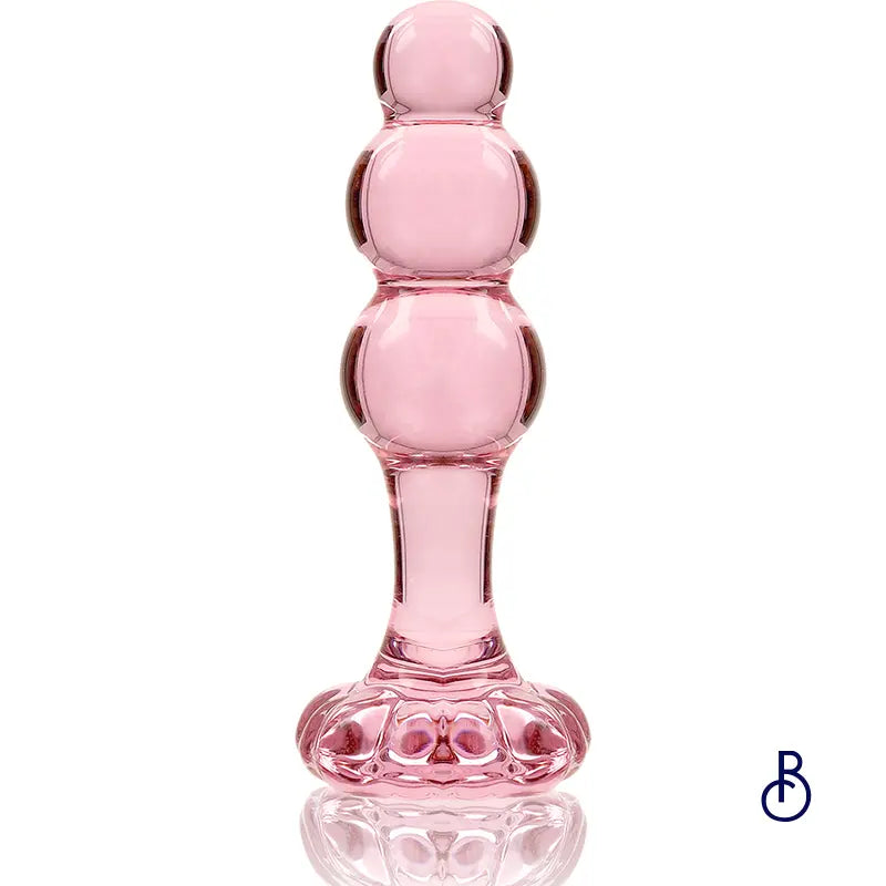 Plug Anal en Verre Rose Modèle 1 - Boudoir Nimois