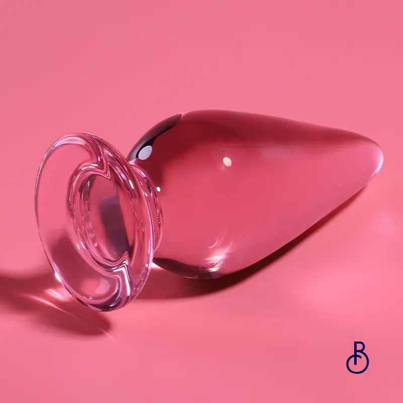 Plug Anal en Verre Rose Modèle 4 - Boudoir Nimois