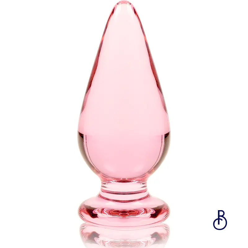 Plug Anal en Verre Rose Modèle 4 - Boudoir Nimois