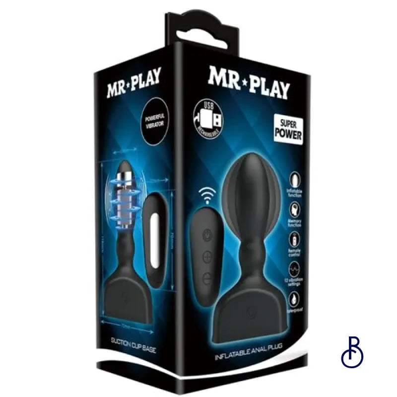 Plug Anal gonflable et Télécommandé - Boudoir Nimois