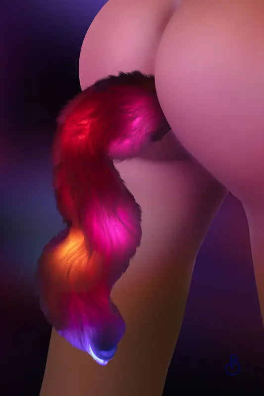 Plug anal Licorne avec queue lumineuse - Taboom - Boudoir