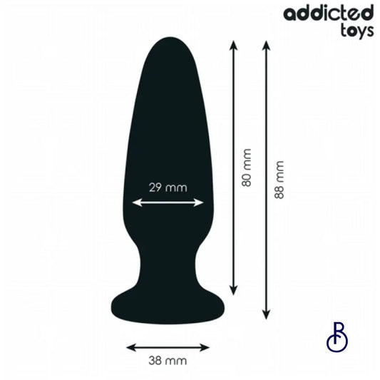 Plug Anal Silicone avec Strass - Boudoir Nimois
