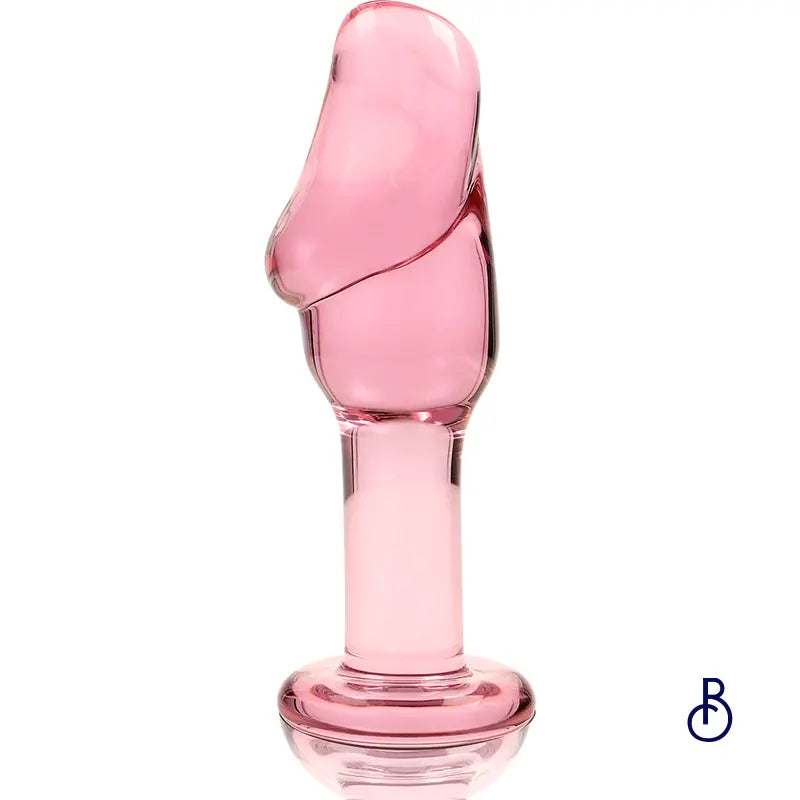 Plug Anal Verre Rose Modèle 6 - Boudoir Nimois