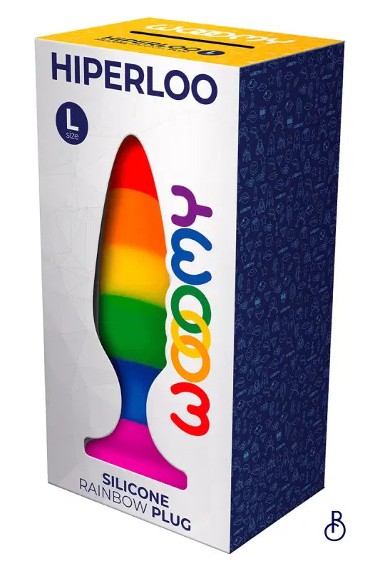 Plug arc en ciel Hiperloo M - Wooomy - Boudoir Nimois