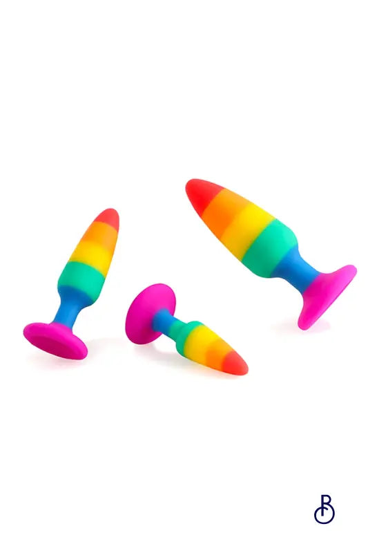 Plug arc en ciel Hiperloo M - Wooomy - Boudoir Nimois