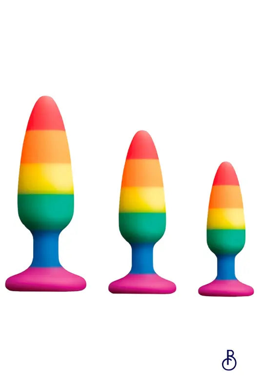 Plug arc en ciel Hiperloo M - Wooomy - Boudoir Nimois