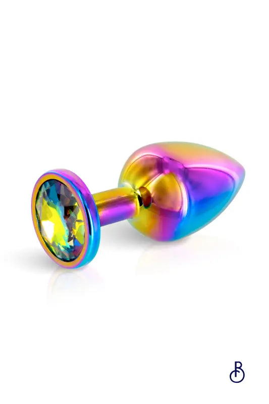 Plug bijou arc-en-ciel M - Litolu - Boudoir Nimois