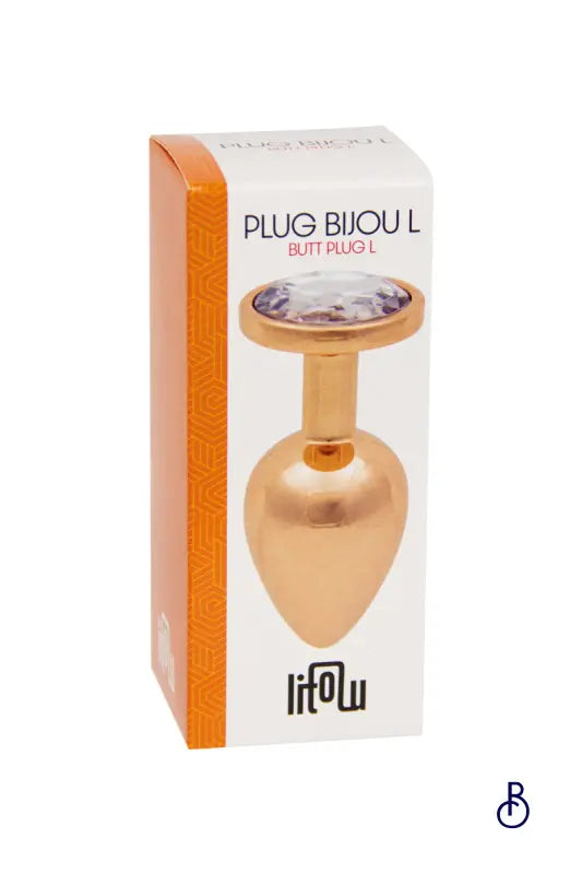 Plug bijou rose gold S - Litolu - Boudoir Nimois