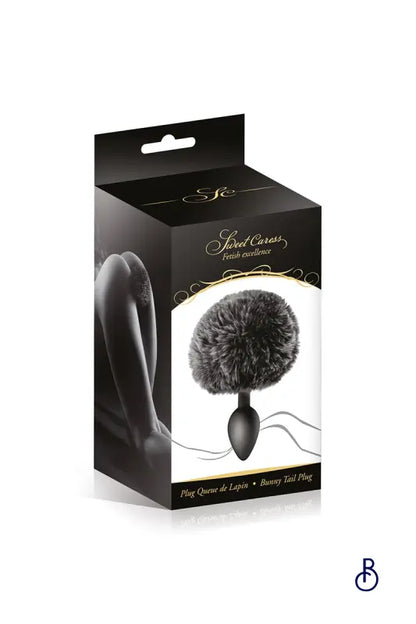Plug queue de lapin - noir - Boudoir Nimois