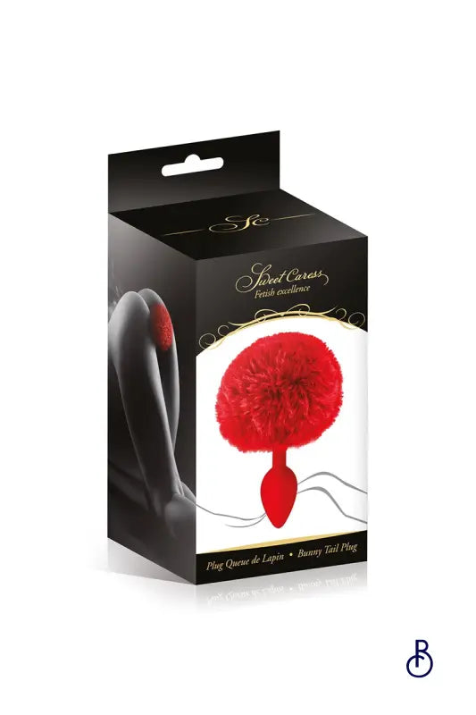 Plug queue de lapin - rouge - Boudoir Nimois