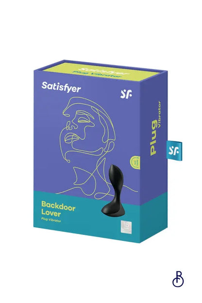 Plug vibrant Backdoor Lover noir - Satisfyer - Boudoir