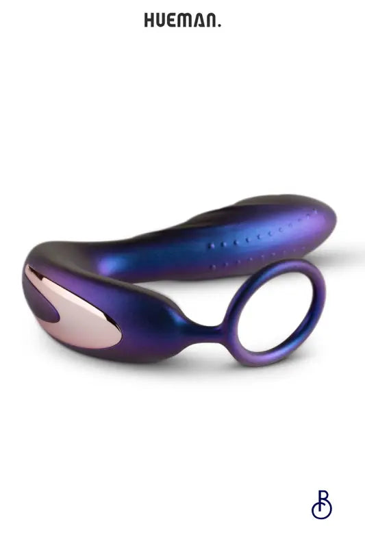 Plug vibrant et cockring Black Hole - Hueman - Boudoir