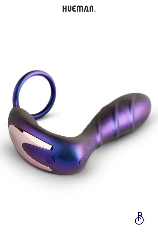Plug vibrant et cockring Black Hole - Hueman - Boudoir