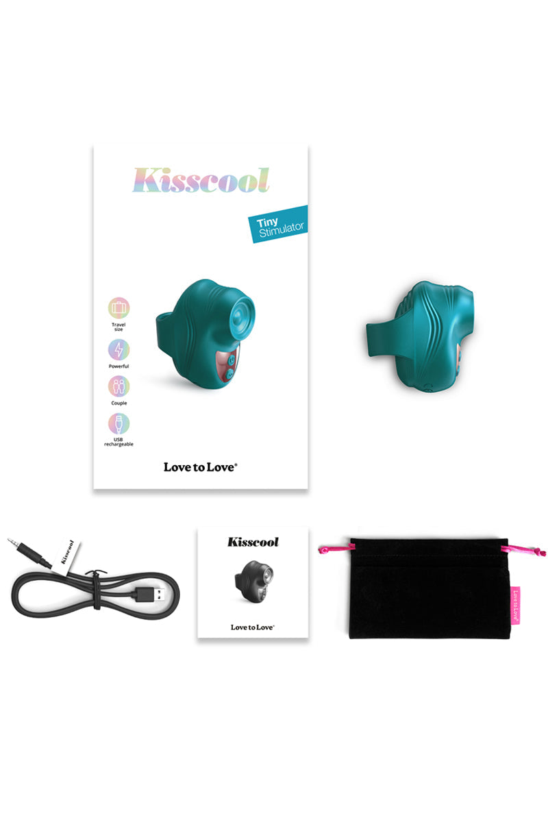 Stimulateur Clitoridien Kisscool Vert - Boudoir Nimois